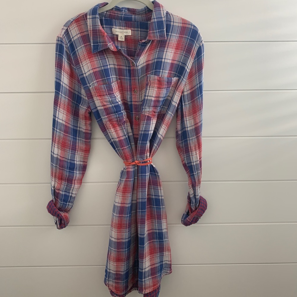 flannel dress